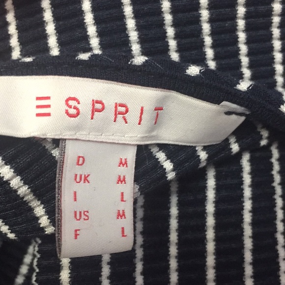 Esprit Striped Navy/White Maxi Shirt Dress - Picture 6 of 7